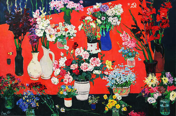 Зуев Евгений Владимирович. Цветы. Солдатам Великой Отечественной войны